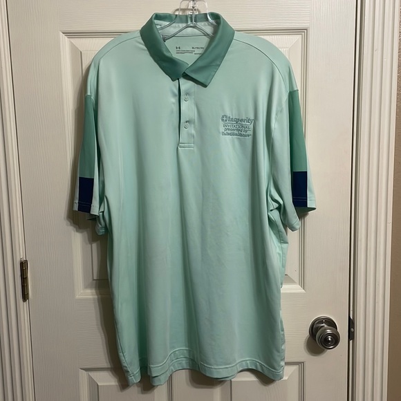Under Armour Shirts Mens Under Armour Green Polo Poshmark